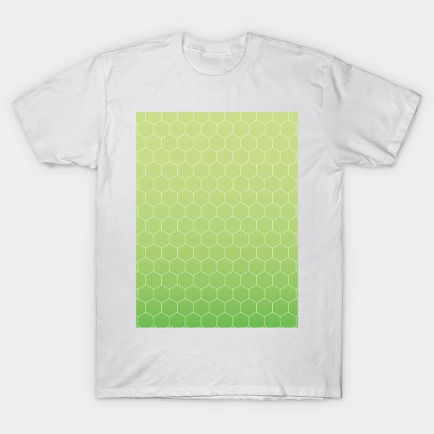 Green honeycomb T-Shirt by AtelierNab